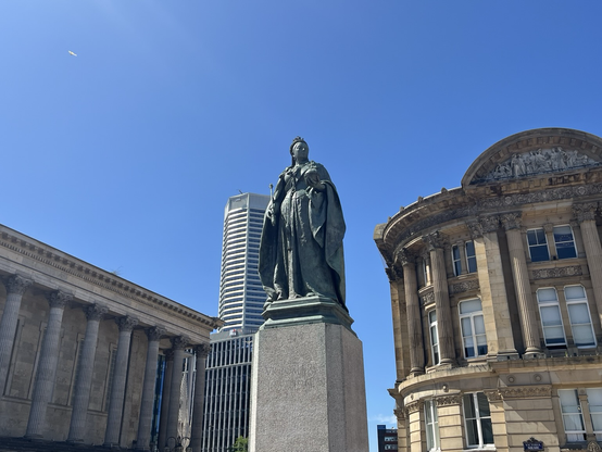 Victoria Square med statue af dronning Victoria