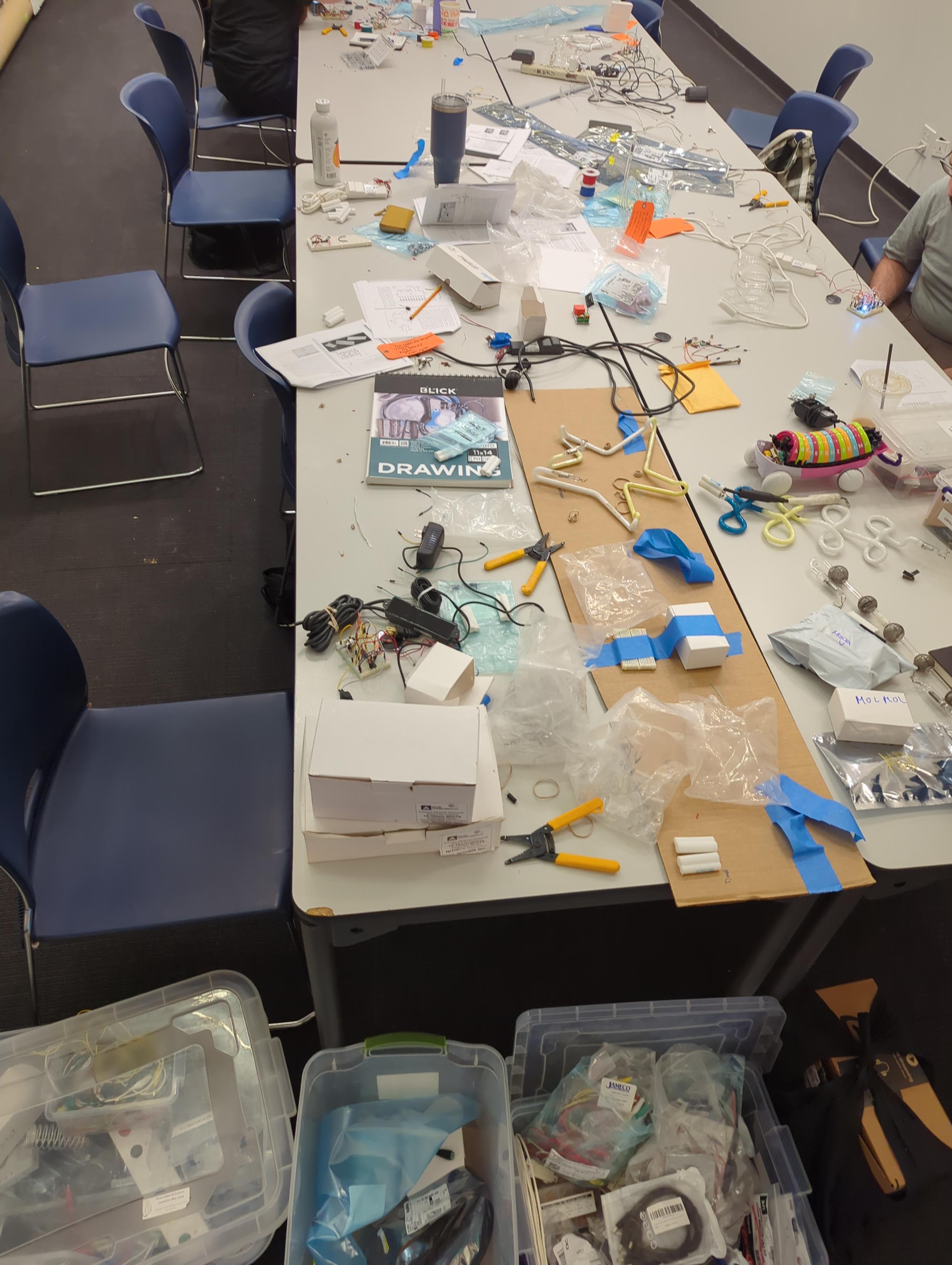 Chaotic synth class table